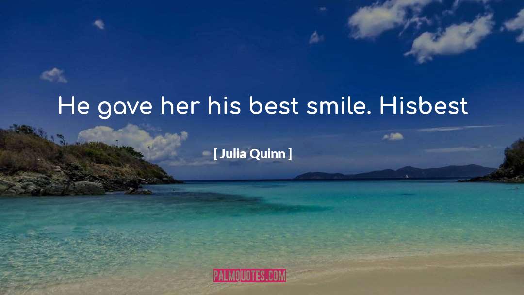 Best Smile quotes by Julia Quinn
