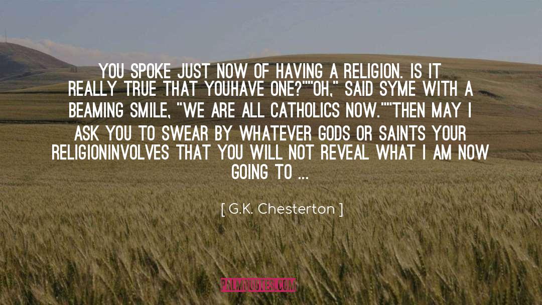 Best Smile quotes by G.K. Chesterton