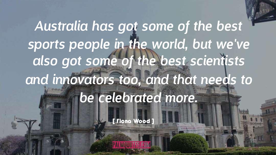 Best Sports quotes by Fiona Wood