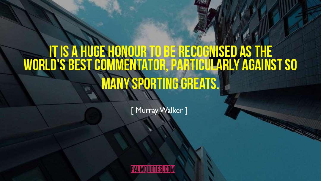 Best Sports quotes by Murray Walker