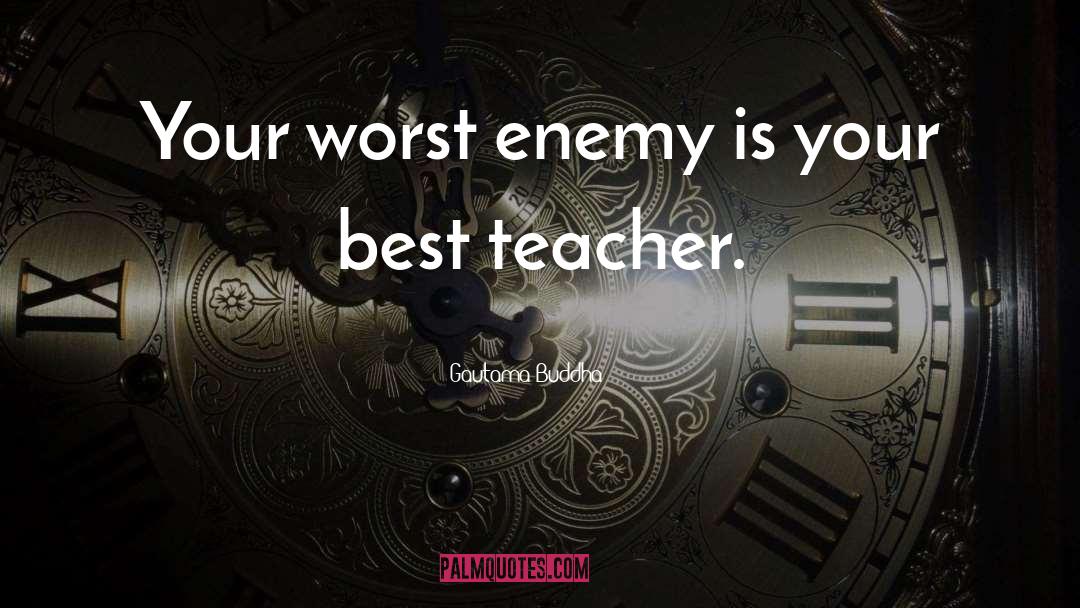 Best Teacher quotes by Gautama Buddha