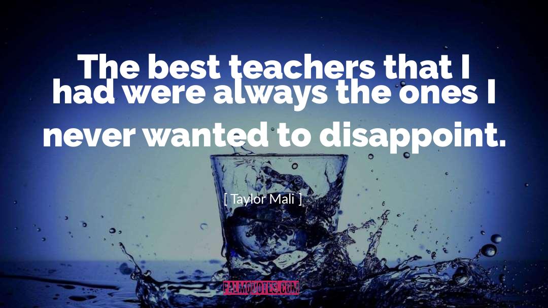 Best Teachers quotes by Taylor Mali