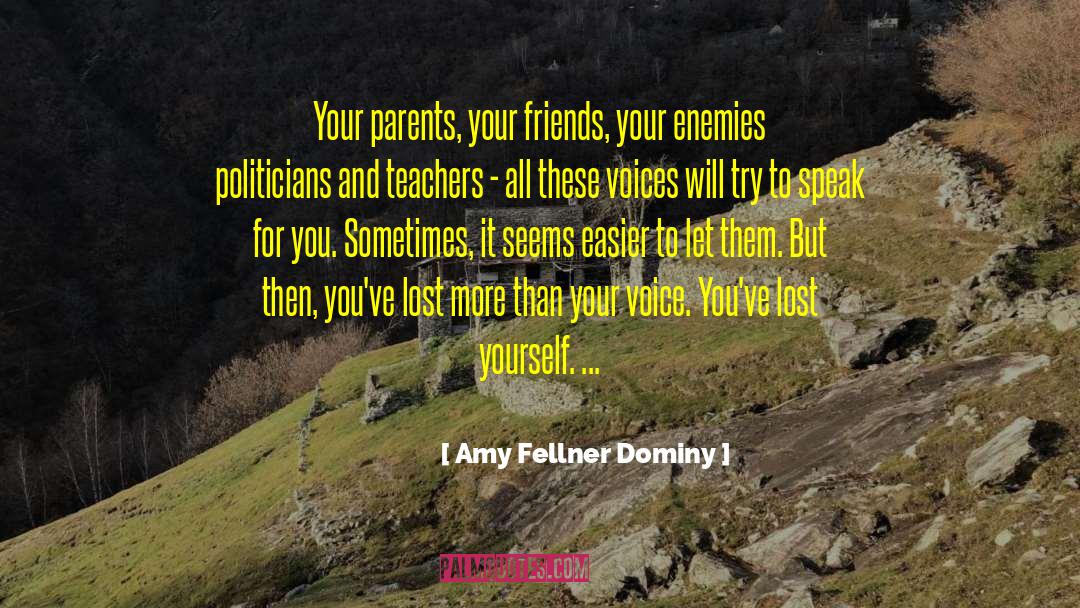 Best Teachers quotes by Amy Fellner Dominy