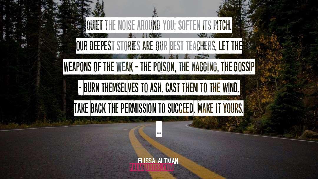 Best Teachers quotes by Elissa Altman