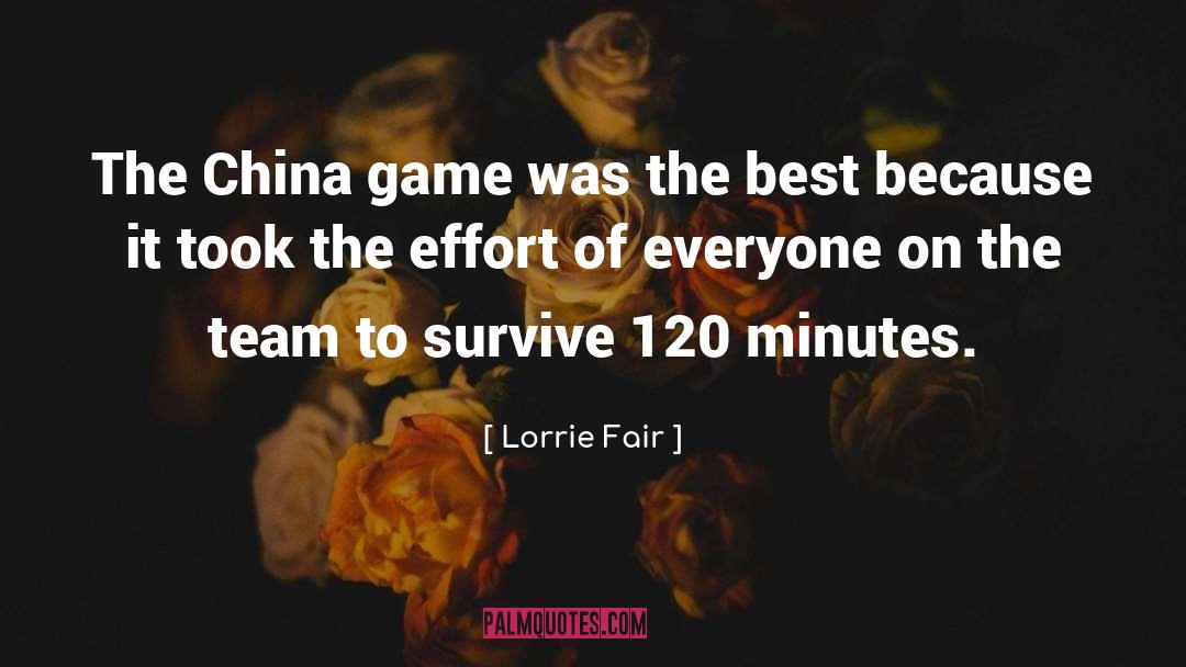 Best Team quotes by Lorrie Fair