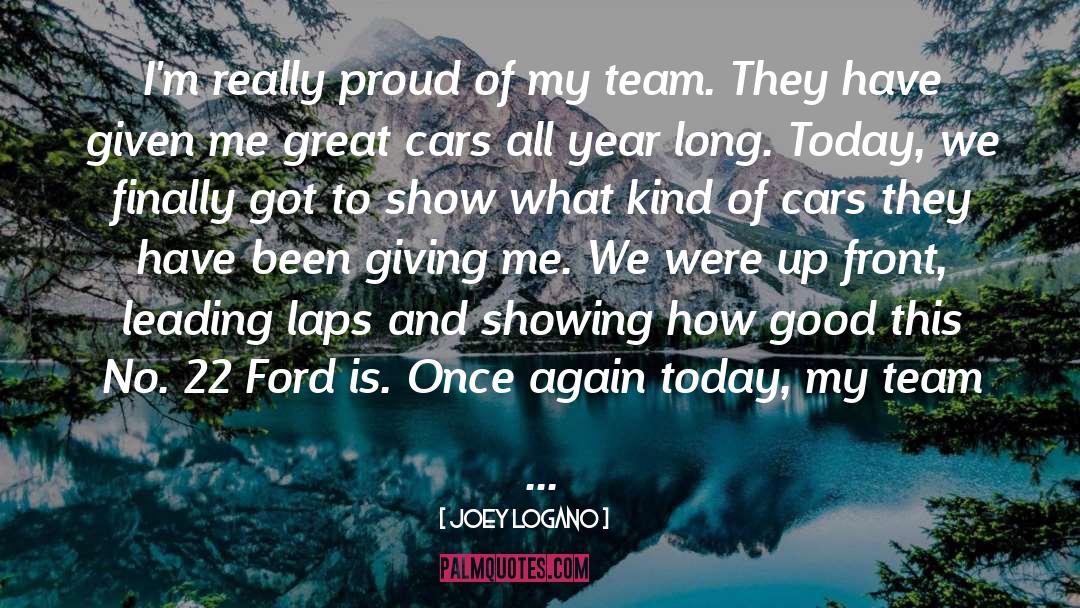 Best Team quotes by Joey Logano