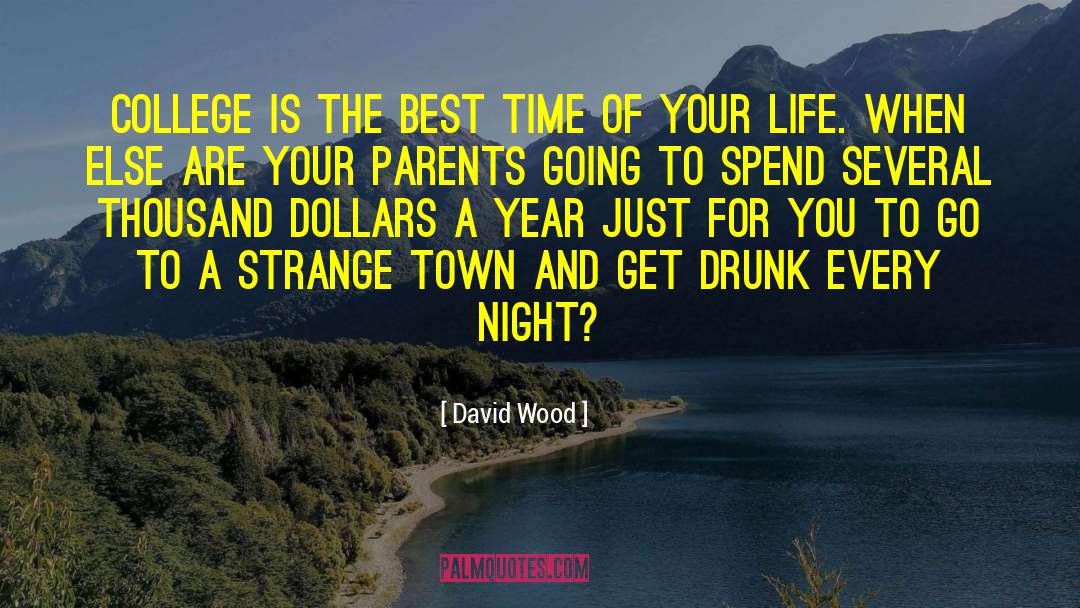 Best Time Of Your Life quotes by David Wood