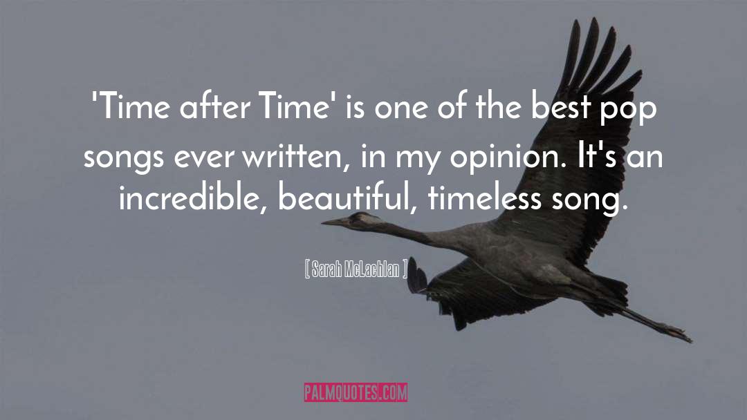 Best Time quotes by Sarah McLachlan