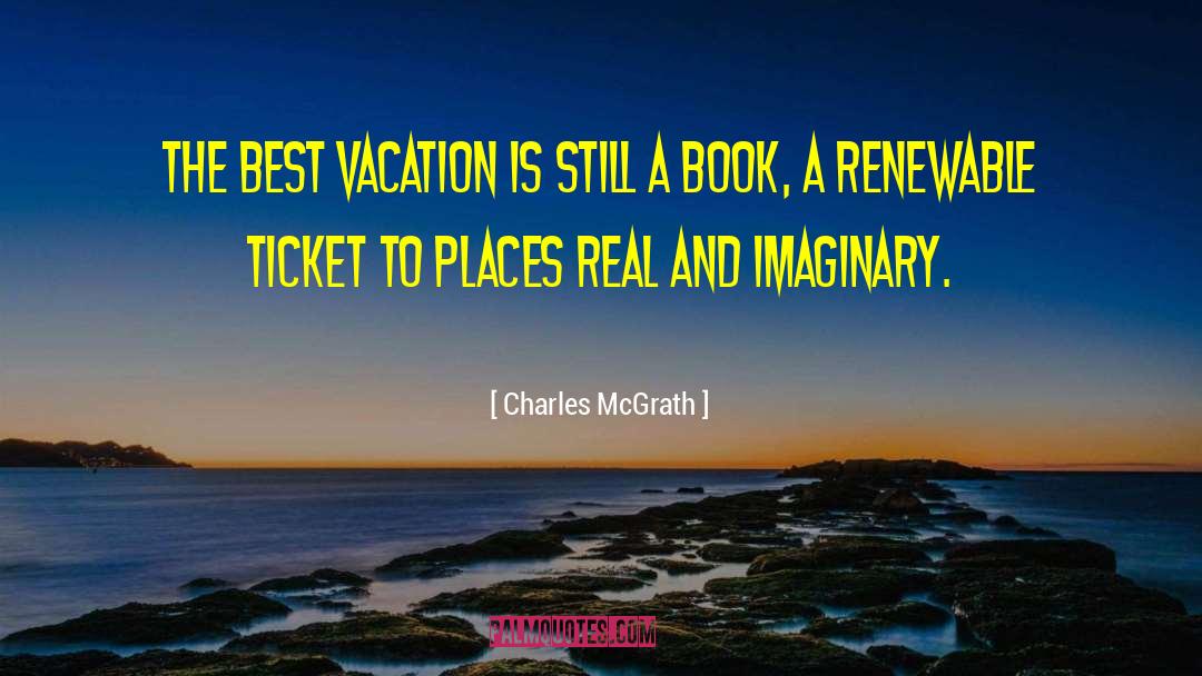 Best Vacation quotes by Charles McGrath