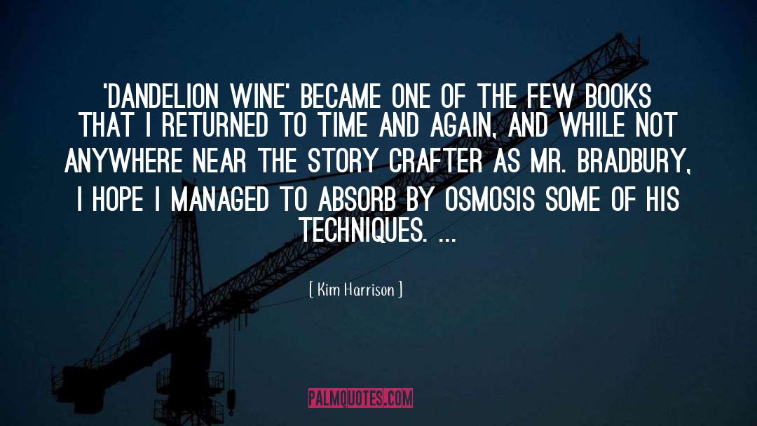 Best Wine quotes by Kim Harrison