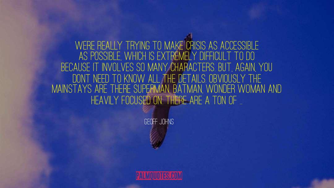 Best Woman quotes by Geoff Johns