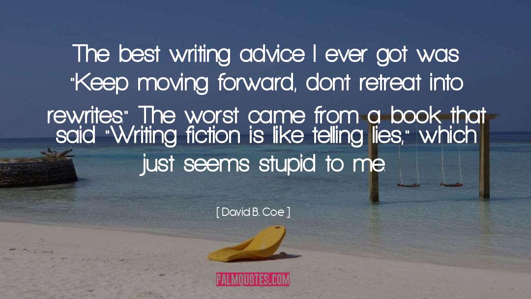 Best Writing quotes by David B. Coe