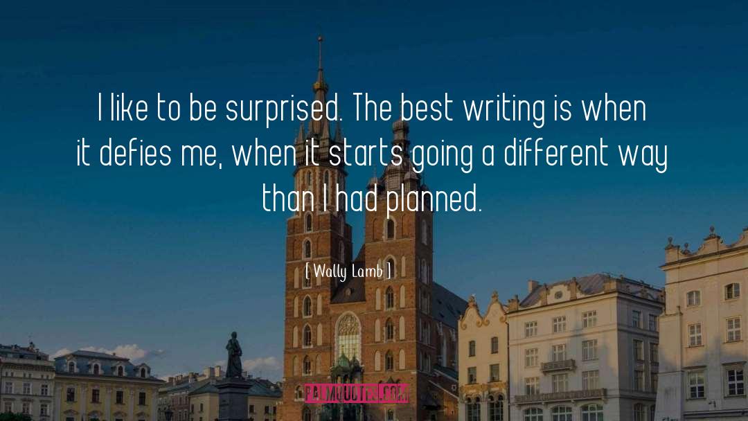 Best Writing quotes by Wally Lamb