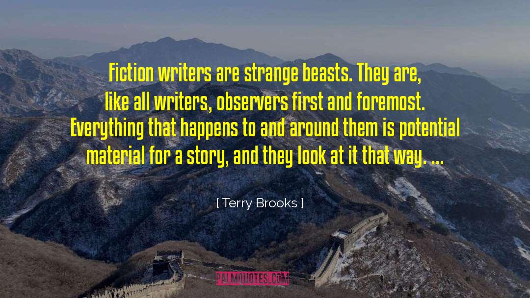 Best Writing quotes by Terry Brooks