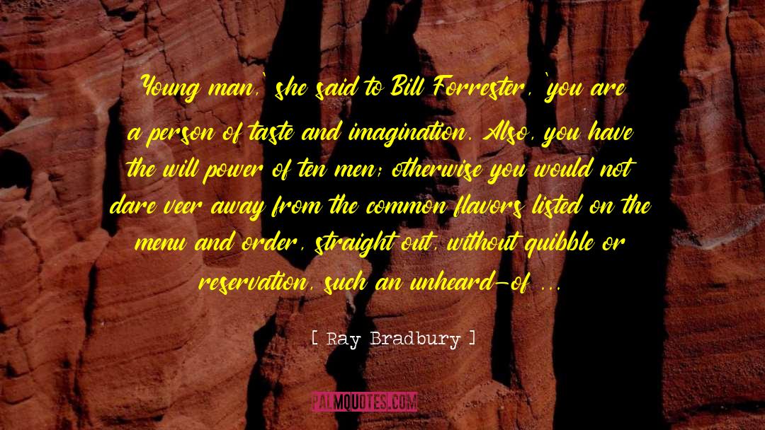 Bestia Menu quotes by Ray Bradbury