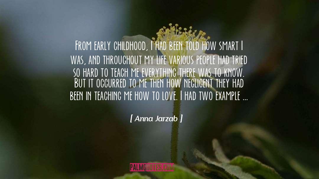 Bestowed quotes by Anna Jarzab