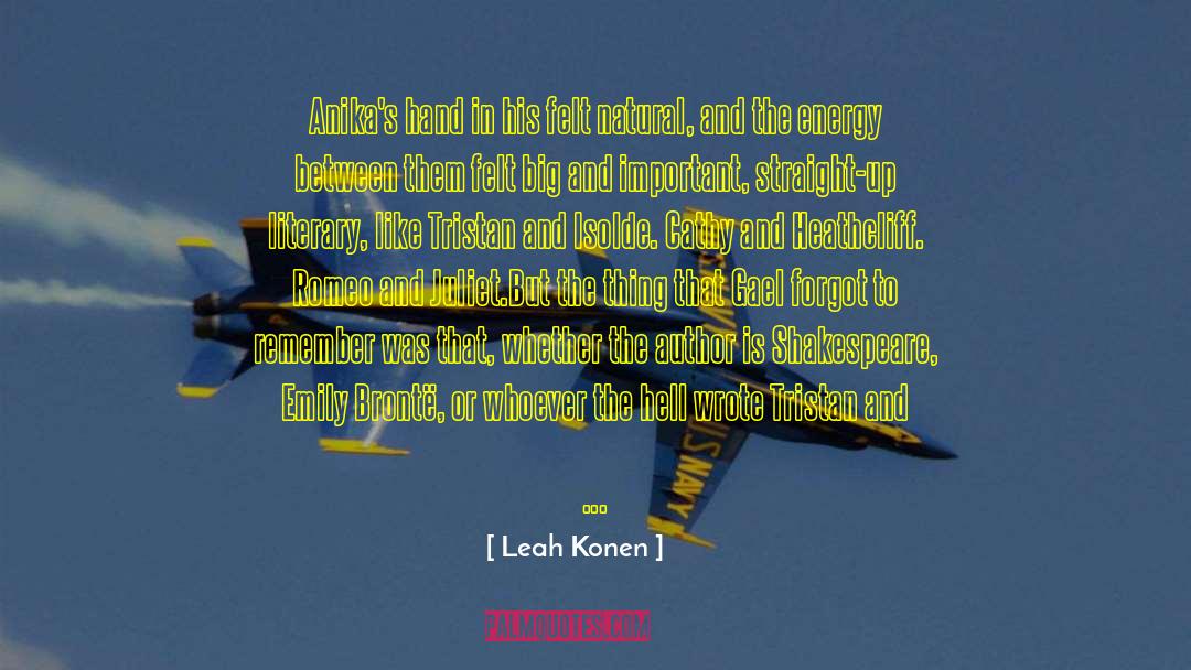 Bestselling Author quotes by Leah Konen