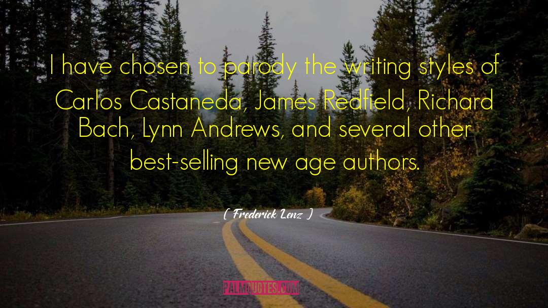 Bestselling Authors quotes by Frederick Lenz