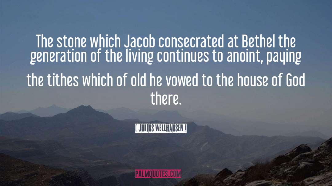 Bethel quotes by Julius Wellhausen