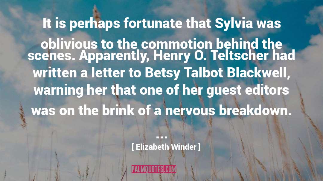 Betsy quotes by Elizabeth Winder