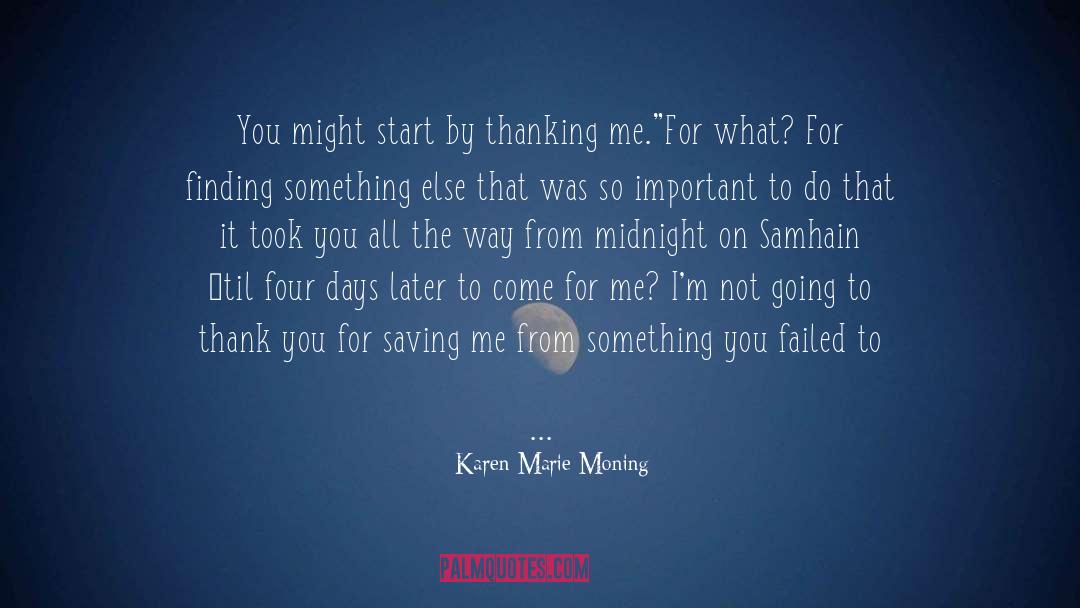 Better Days To Come quotes by Karen Marie Moning