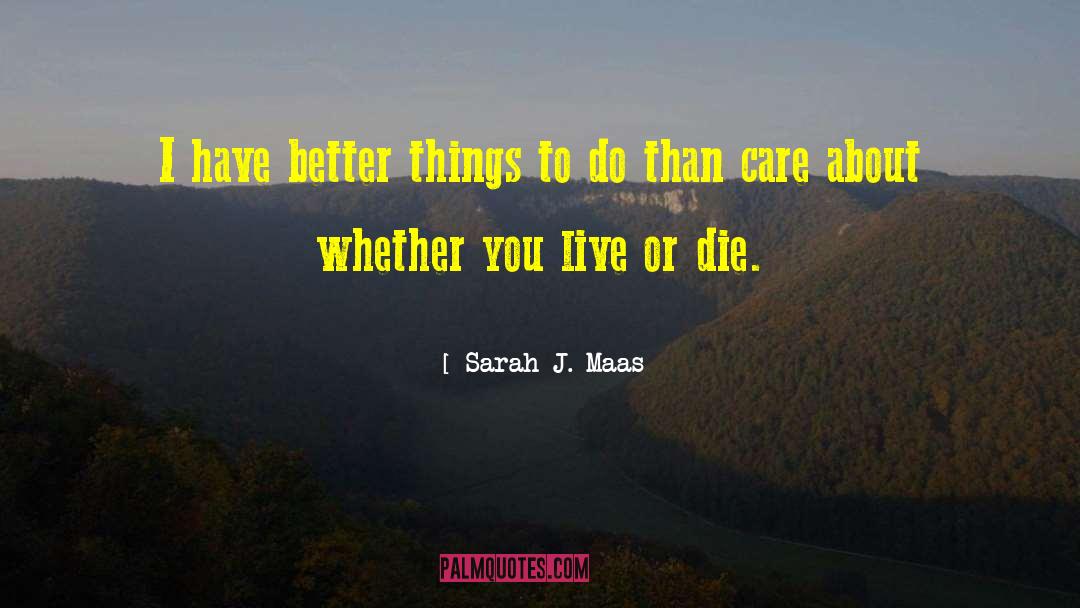 Better Things To Do quotes by Sarah J. Maas