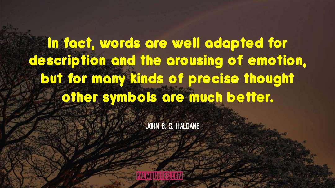 Better Words quotes by John B. S. Haldane