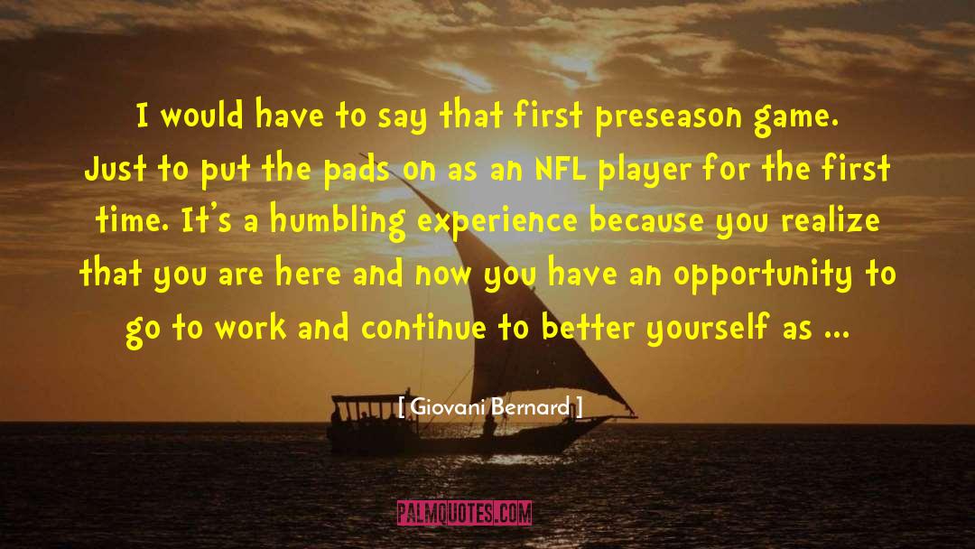 Better Yourself quotes by Giovani Bernard