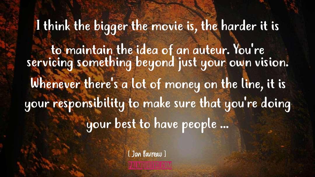 Betting quotes by Jon Favreau