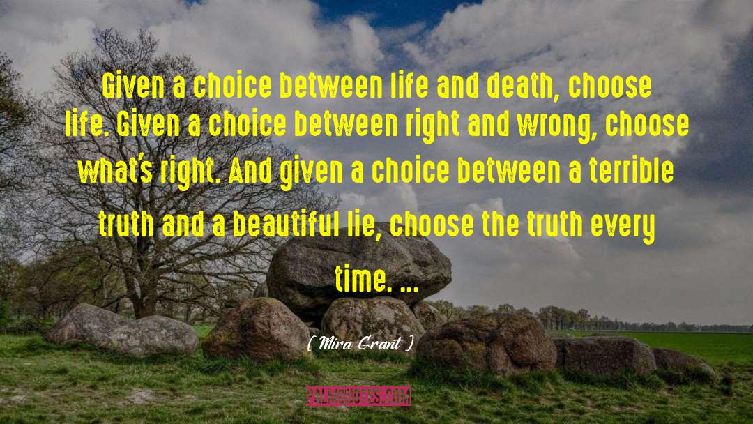 Between Life And Death quotes by Mira Grant