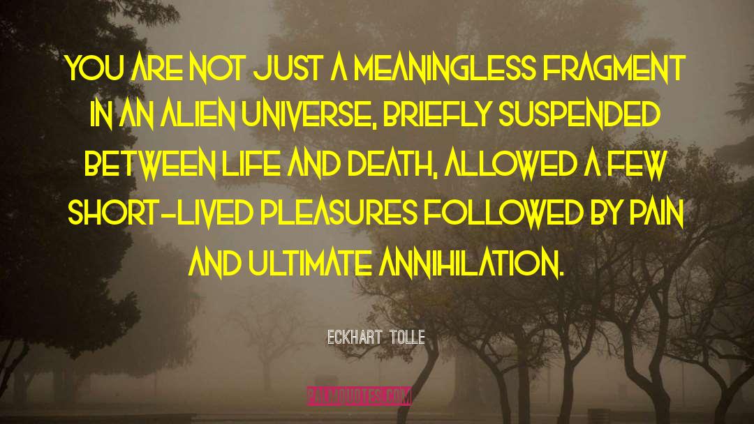 Between Life And Death quotes by Eckhart Tolle