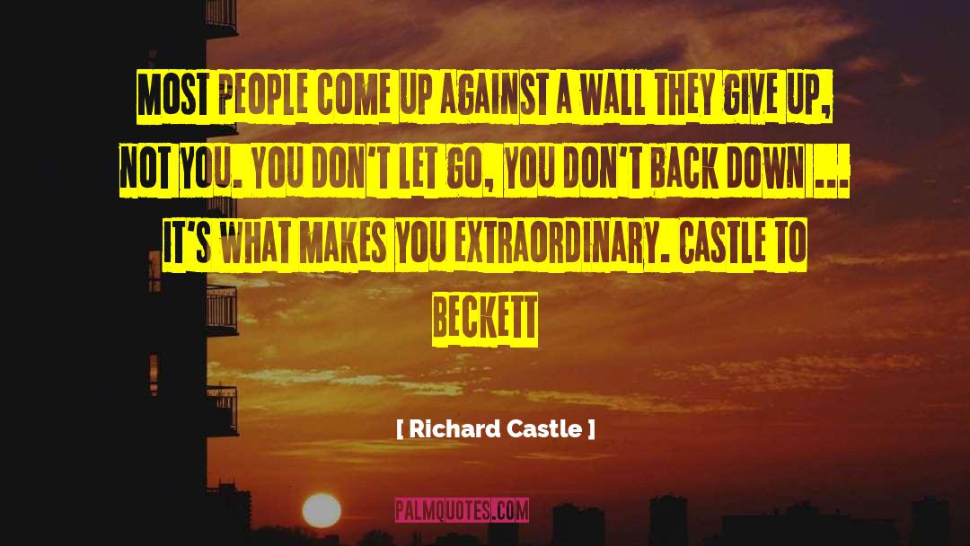 Beveled Wall quotes by Richard Castle