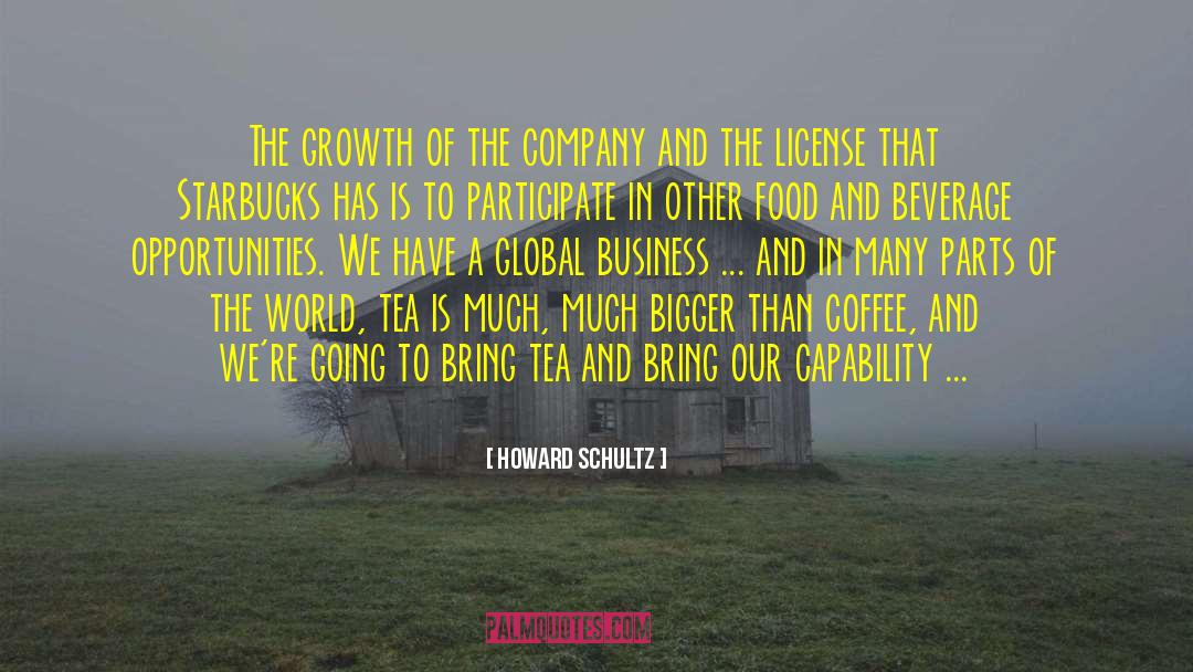 Beverage quotes by Howard Schultz