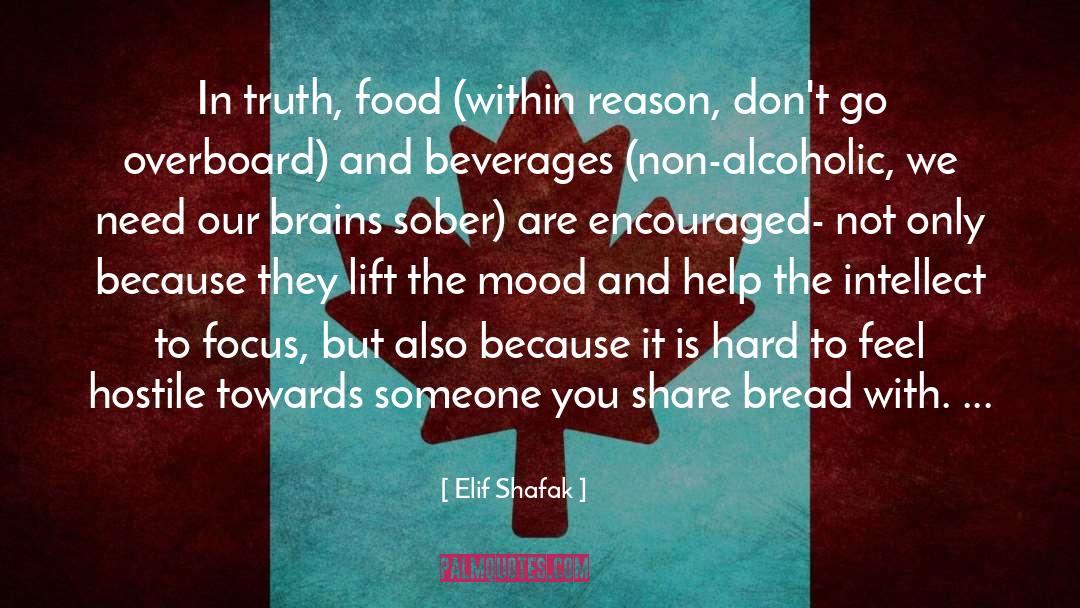 Beverages quotes by Elif Shafak