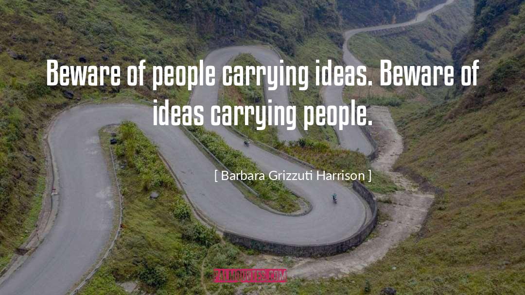 Beware quotes by Barbara Grizzuti Harrison