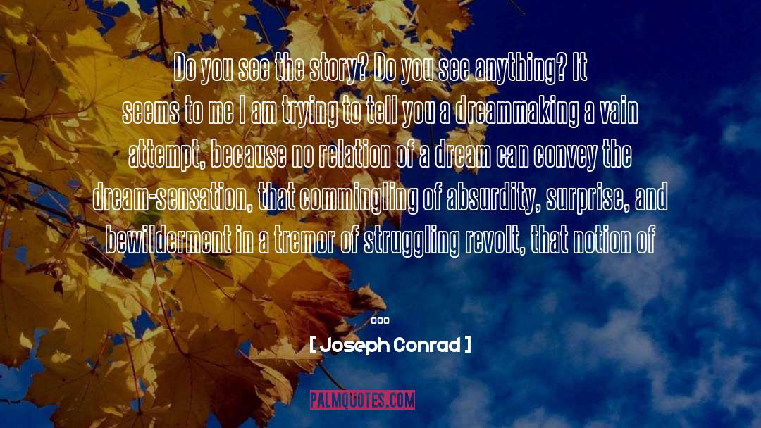 Bewilderment quotes by Joseph Conrad