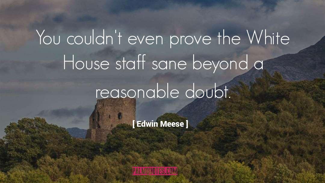 Beyond A Reasonable Doubt quotes by Edwin Meese