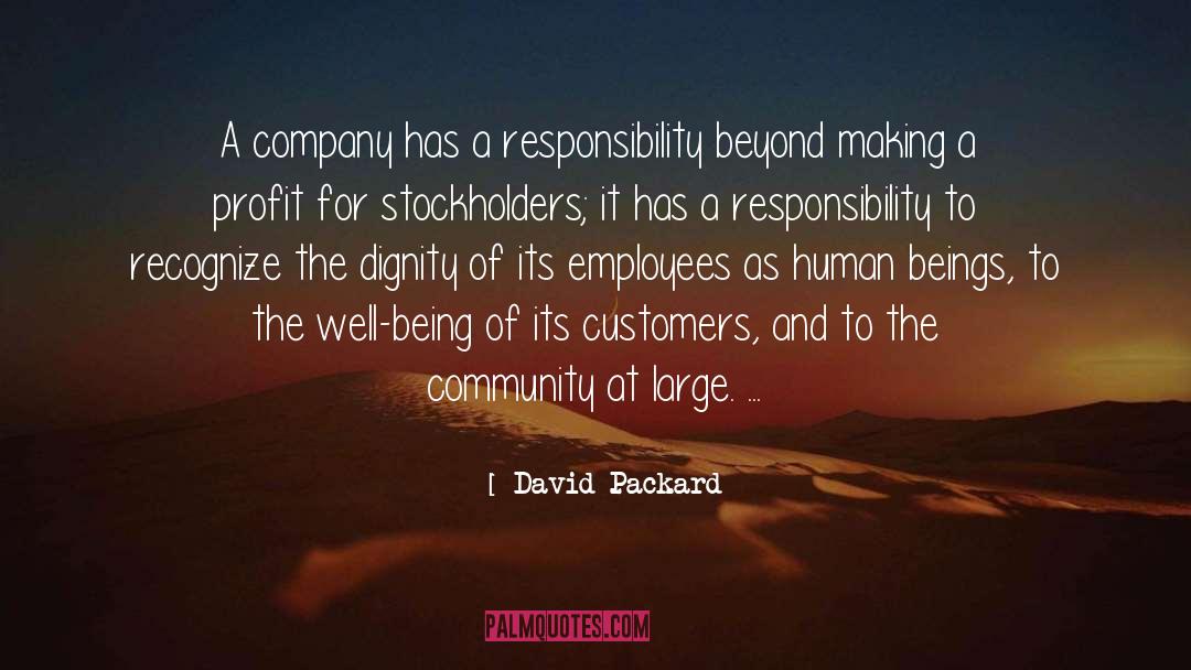 Beyond Control quotes by David Packard