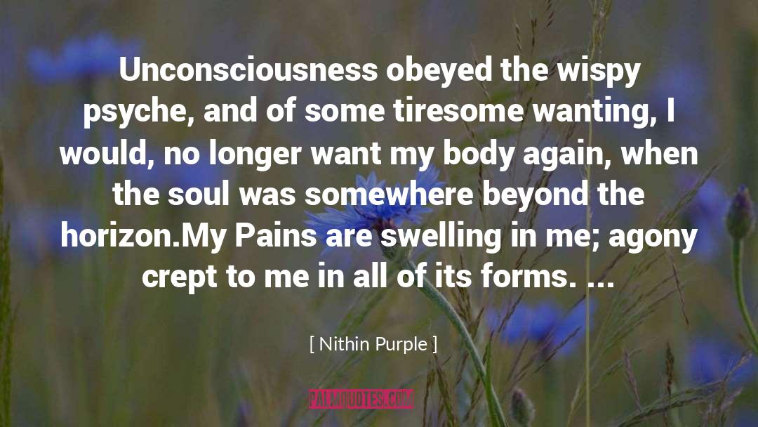 Beyond The Horizon quotes by Nithin Purple