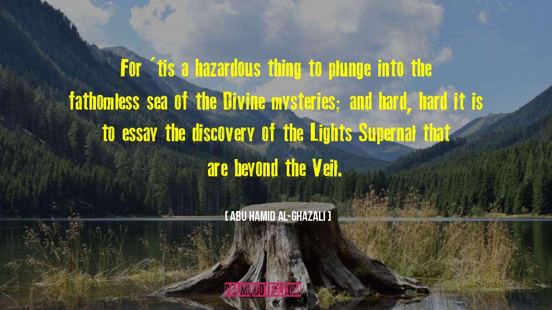 Beyond The Veil quotes by Abu Hamid Al-Ghazali