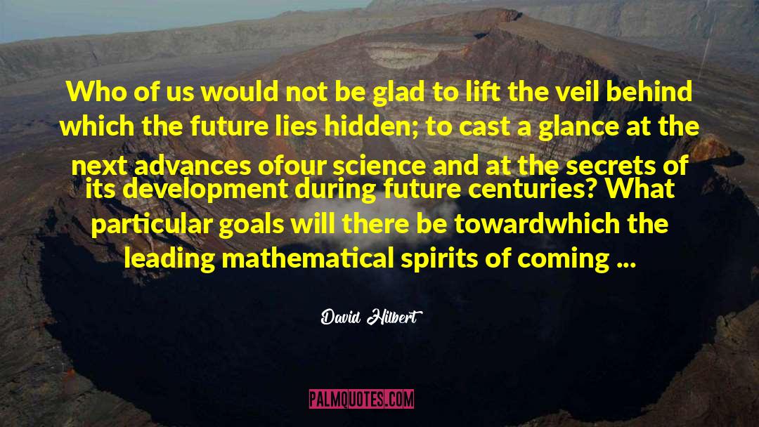 Beyond The Veil quotes by David Hilbert