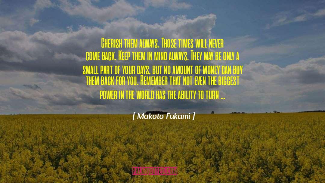 Beyond Time quotes by Makoto Fukami