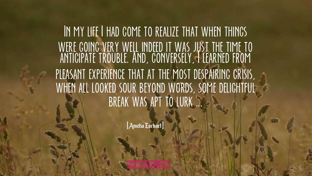 Beyond Words quotes by Amelia Earhart