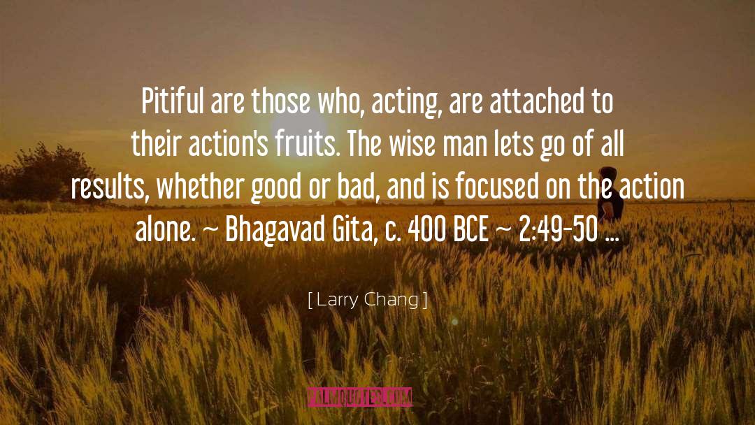 Bhagavad Gita quotes by Larry Chang