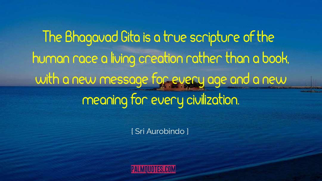 Bhagavad Gita quotes by Sri Aurobindo