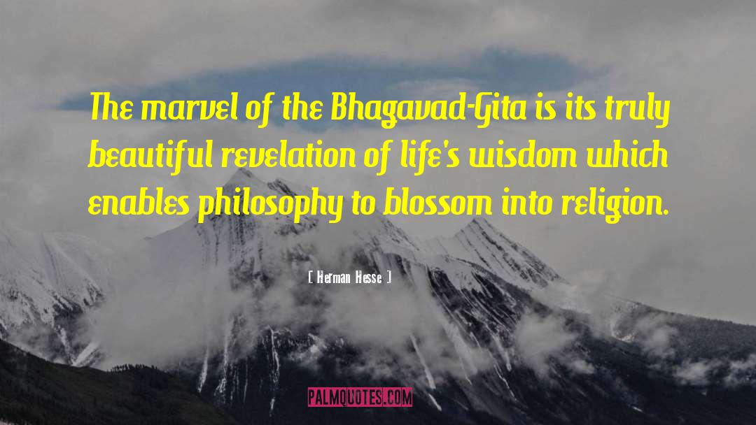 Bhagavad Gita quotes by Herman Hesse