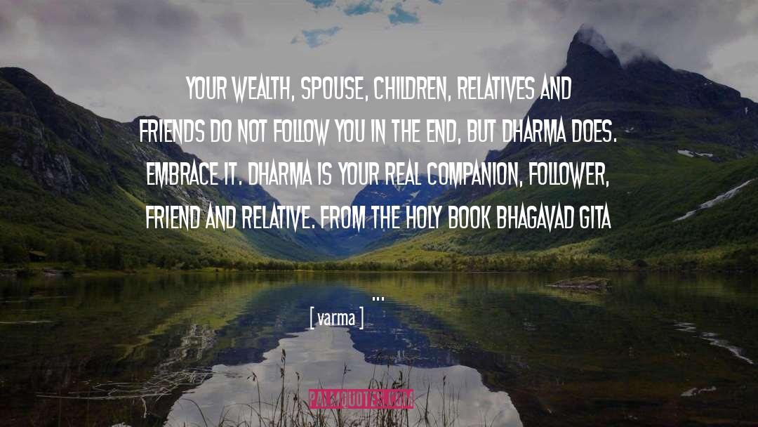 Bhagavad Gita quotes by Varma