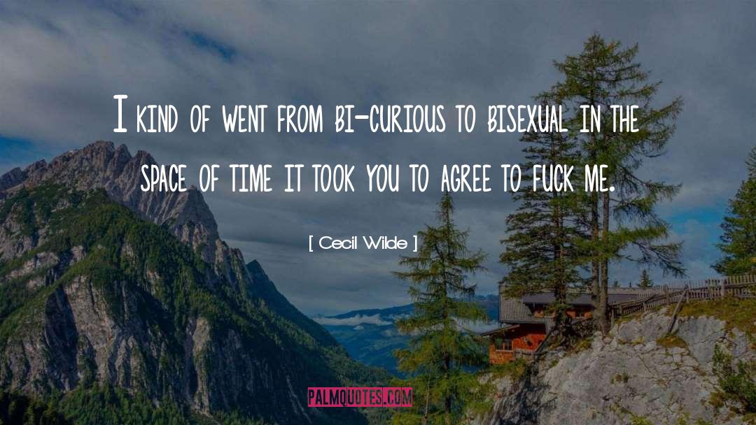 Bi quotes by Cecil Wilde