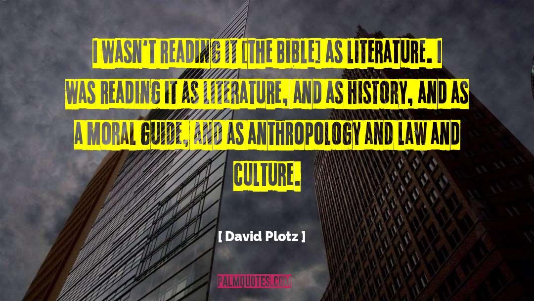 Bible As Literature quotes by David Plotz