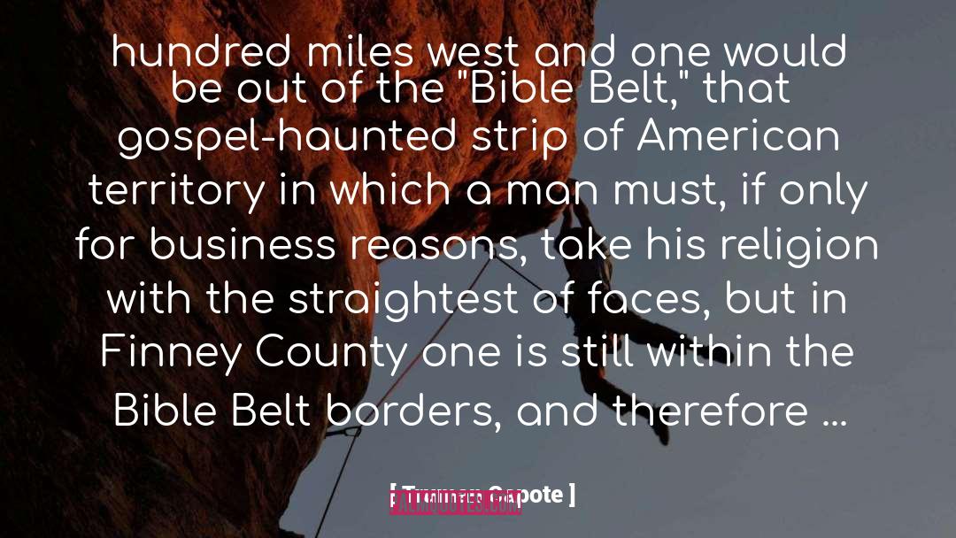 Bible Belt quotes by Truman Capote